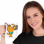 Casa si Gradina - Bucatarie si vesela - Cani si pahare - Cani si cesti - Cana Tim Rex Tommy Spatiu Dinozauri Nasa, CoolTrend, alba, 330ml - Infinity.ro