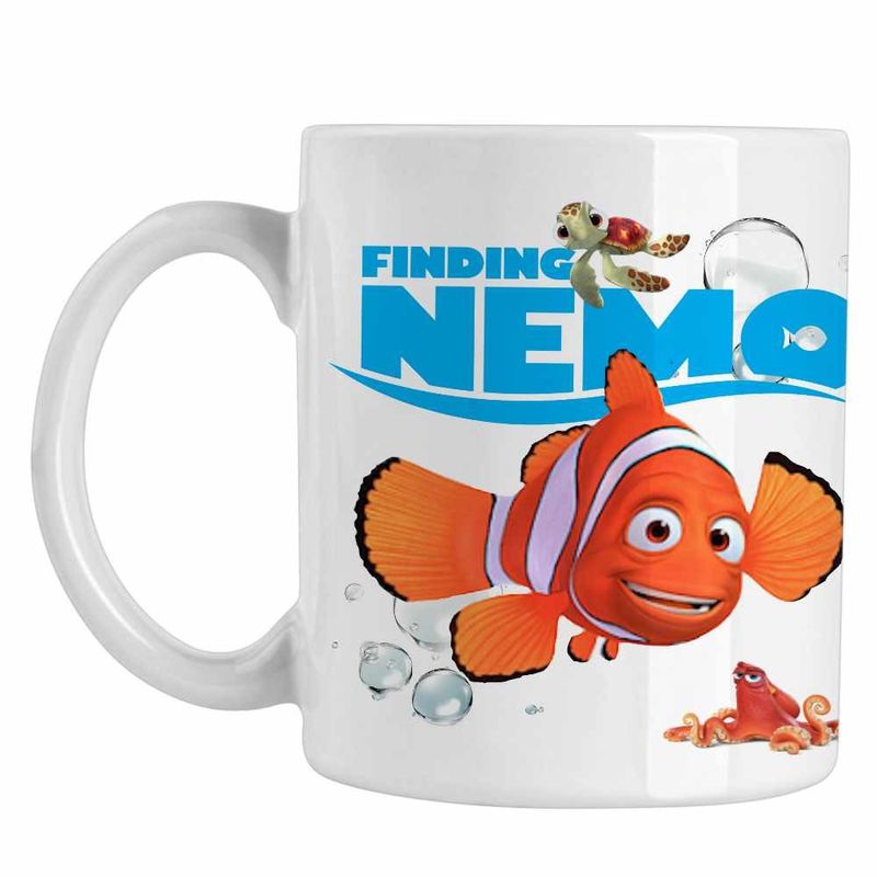 Casa si Gradina - Bucatarie si vesela - Cani si pahare - Cani si cesti - Cana Finding Nemo Marlin Tata Pestisor Desene Animate CoolTrend, alba, 330ml - Infinity.ro