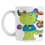 Casa si Gradina - Bucatarie si vesela - Cani si pahare - Cani si cesti - Cana Tim Rex Tata Spatiu Dinozauri T-Rex, CoolTrend, alba, 330ml - Infinity.ro