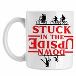 Casa si Gradina - Bucatarie si vesela - Cani si pahare - Cani si cesti - Cana Stranger Things Stuck in the Upside Down CoolTrend, alba, 330ml - Infinity.ro