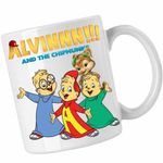 Casa si Gradina - Bucatarie si vesela - Cani si pahare - Cani si cesti - Cana Alvin Aventuri Alvinnn Veveritele, CoolTrend, alba, 330ml - Infinity.ro