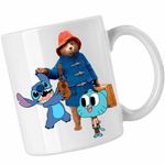Casa si Gradina - Bucatarie si vesela - Cani si pahare - Cani si cesti - Cana Paddington Stitch Chitara, CoolTrend, alba, 330ml - Infinity.ro