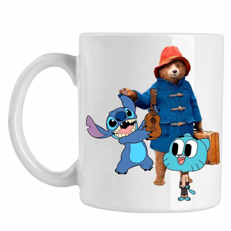Casa si Gradina - Bucatarie si vesela - Cani si pahare - Cani si cesti - Cana Paddington Stitch Chitara, CoolTrend, alba, 330ml - Infinity.ro