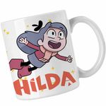 Casa si Gradina - Bucatarie si vesela - Cani si pahare - Cani si cesti - Cana Hilda Aventuri Desene Animate, alba, 330ml - Infinity.ro