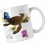 Casa si Gradina - Bucatarie si vesela - Cani si pahare - Cani si cesti - Cana Finding Nemo Broasca Testoasa Squirt Crush Ocean Viata Marina CoolTrend, alba, 330ml - Infinity.ro
