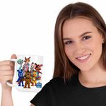 Casa si Gradina - Bucatarie si vesela - Cani si pahare - Cani si cesti - Cana Fnaf Zootopia Judy Sarpe Vulpe Five Nights at Freddy Horror Halloween CoolTrend, alba, 330ml - Infinity.ro
