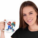 Casa si Gradina - Bucatarie si vesela - Cani si pahare - Cani si cesti - Cana Kendama Super Mario Bros Galaxy CoolTrend, alba, 330ml - Infinity.ro