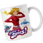 Casa si Gradina - Bucatarie si vesela - Cani si pahare - Cani si cesti - Cana Spioanele Clover Totally Spies CoolTrend, alba, 330ml - Infinity.ro