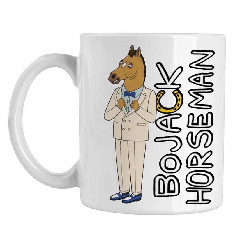 Casa si Gradina - Bucatarie si vesela - Cani si pahare - Cani si cesti - Cana BoJack Horseman Aventuri CoolTrend, alba, 330ml - Infinity.ro