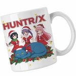Casa si Gradina - Bucatarie si vesela - Cani si pahare - Cani si cesti - Cana Huntrix Craciunite Merry Christmas Kpop CoolTrend, alba, 330ml - Infinity.ro