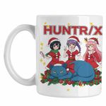 Casa si Gradina - Bucatarie si vesela - Cani si pahare - Cani si cesti - Cana Huntrix Craciunite Merry Christmas Kpop CoolTrend, alba, 330ml - Infinity.ro