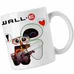 Casa si Gradina - Bucatarie si vesela - Cani si pahare - Cani si cesti - Cana Wall-E Love Eve Dragobete Valentines Day Romantic CoolTrend, alba, 330ml - Infinity.ro