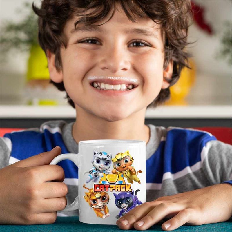 Casa si Gradina - Bucatarie si vesela - Cani si pahare - Cani si cesti - Cana Paw Patrol Cat Pack Actiune Patrula Catelusilor, CoolTrend, alba, 330ml - Infinity.ro