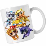 Casa si Gradina - Bucatarie si vesela - Cani si pahare - Cani si cesti - Cana Paw Patrol Cat Pack Actiune Patrula Catelusilor, CoolTrend, alba, 330ml - Infinity.ro