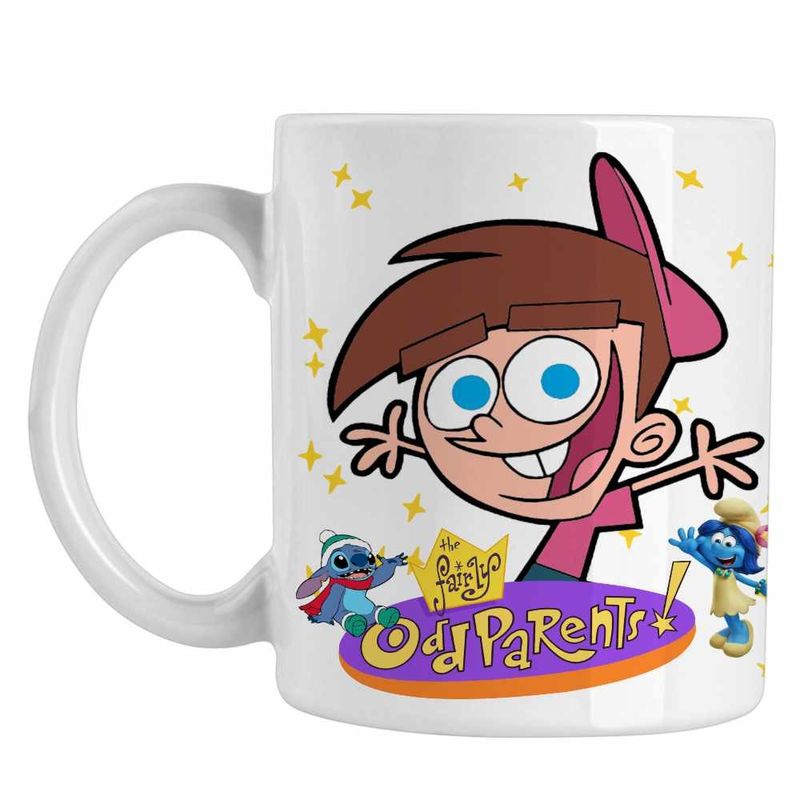 Casa si Gradina - Bucatarie si vesela - Cani si pahare - Cani si cesti - Cana Fairly Odd Parents Timmy Turner Nasii mei Vrajitori CoolTrend, alba, 330ml - Infinity.ro