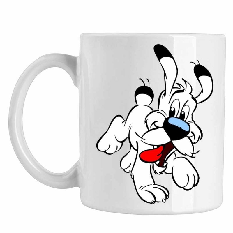 Casa si Gradina - Bucatarie si vesela - Cani si pahare - Cani si cesti - Cana Dogmatix White Terrier Asterix Obelix, CoolTrend, alba, 330ml - Infinity.ro