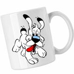 Casa si Gradina - Bucatarie si vesela - Cani si pahare - Cani si cesti - Cana Dogmatix White Terrier Asterix Obelix, CoolTrend, alba, 330ml - Infinity.ro