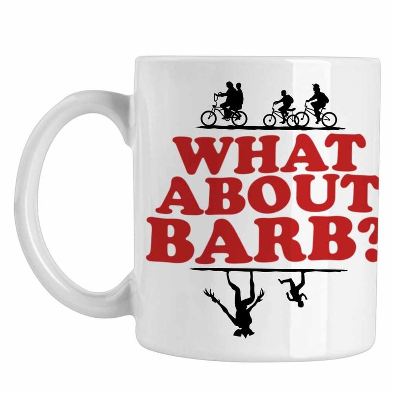 Casa si Gradina - Bucatarie si vesela - Cani si pahare - Cani si cesti - Cana Stranger Things What About Barb CoolTrend, alba, 330ml - Infinity.ro