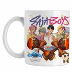 Casa si Gradina - Bucatarie si vesela - Cani si pahare - Cani si cesti - Cana Kendama Saja Boys Kpop Huntrix Asia CoolTrend, alba, 330ml - Infinity.ro