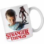 Casa si Gradina - Bucatarie si vesela - Cani si pahare - Cani si cesti - Cana Stranger Things Eleven Jane Hopper CoolTrend, alba, 330ml - Infinity.ro
