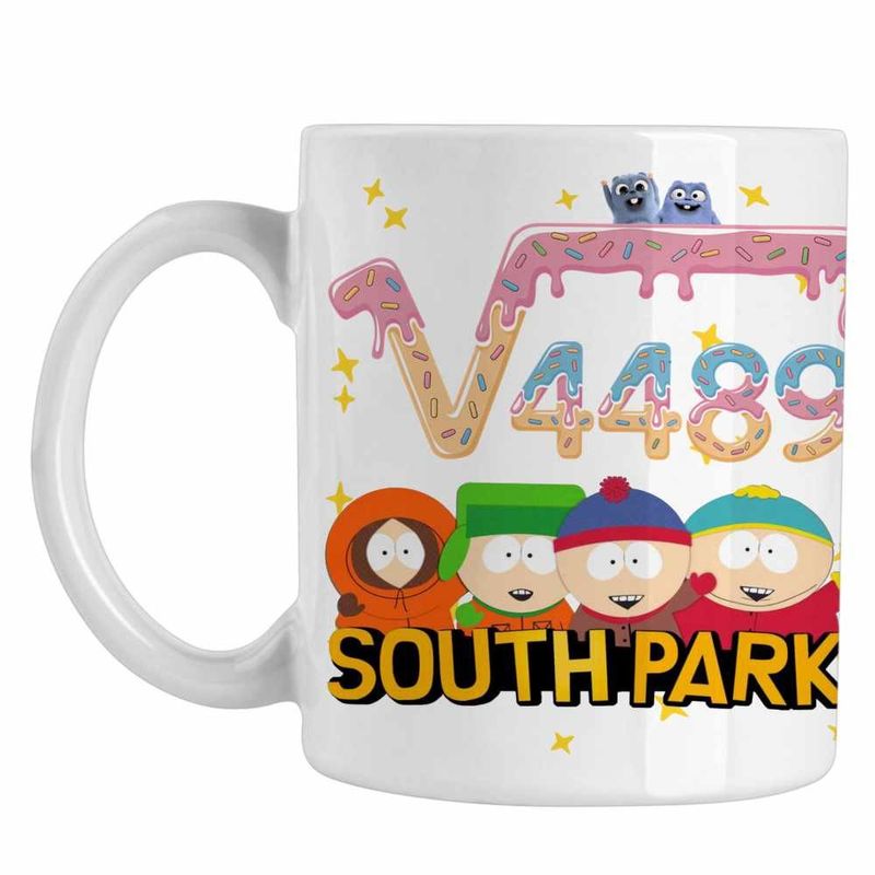Casa si Gradina - Bucatarie si vesela - Cani si pahare - Cani si cesti - Cana Six Seven South Park 4489 Radical CoolTrend, alba, 330ml - Infinity.ro