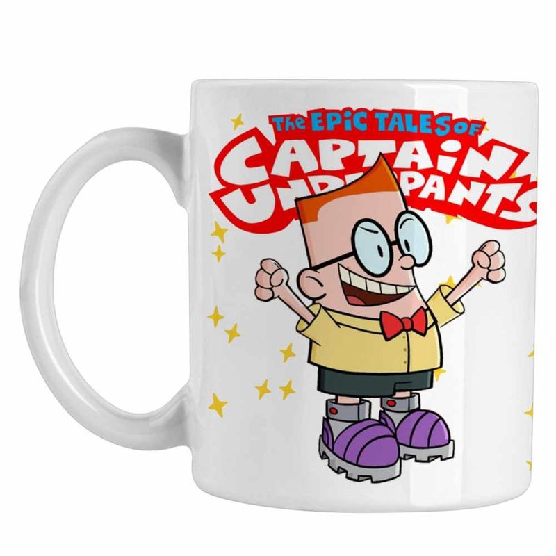 Casa si Gradina - Bucatarie si vesela - Cani si pahare - Cani si cesti - Cana Captain Underpants Melvin Sneedly Aventurile Capitanului Chilot CoolTrend, alba, 330ml - Infinity.ro
