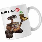 Casa si Gradina - Bucatarie si vesela - Cani si pahare - Cani si cesti - Cana Wall-E Planta Floare Cizma Bocanc Papuc Robot Viitor CoolTrend, alba, 330ml - Infinity.ro