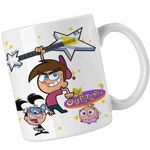 Casa si Gradina - Bucatarie si vesela - Cani si pahare - Cani si cesti - Cana Fairly Odd Parents Timmy Turner Chitara Nasii mei Vrajitori CoolTrend, alba, 330ml - Infinity.ro