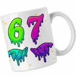 Casa si Gradina - Bucatarie si vesela - Cani si pahare - Cani si cesti - Cana Six Seven Meme 67 CoolTrend, alba, 330ml - Infinity.ro