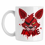Casa si Gradina - Bucatarie si vesela - Cani si pahare - Cani si cesti - Cana Fnaf Foxy Its Me Five Nights at Freddy Horror Halloween CoolTrend, alba, 330ml - Infinity.ro