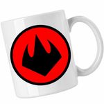 Casa si Gradina - Bucatarie si vesela - Cani si pahare - Cani si cesti - Cana Testoasele Ninja Foot Clan Logo, CoolTrend, alba, 330ml - Infinity.ro