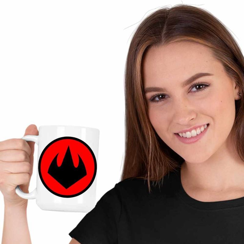 Casa si Gradina - Bucatarie si vesela - Cani si pahare - Cani si cesti - Cana Testoasele Ninja Foot Clan Logo, CoolTrend, alba, 330ml - Infinity.ro