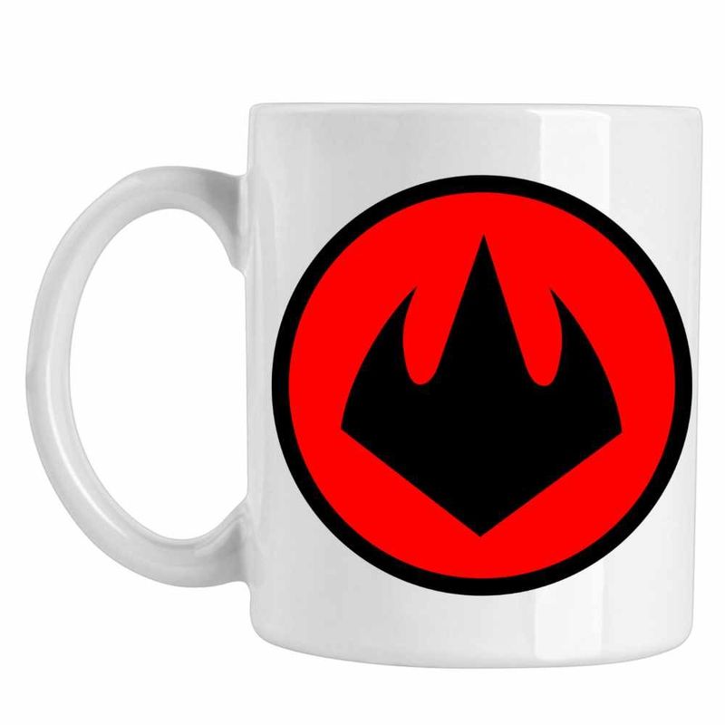 Casa si Gradina - Bucatarie si vesela - Cani si pahare - Cani si cesti - Cana Testoasele Ninja Foot Clan Logo, CoolTrend, alba, 330ml - Infinity.ro