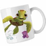 Casa si Gradina - Bucatarie si vesela - Cani si pahare - Cani si cesti - Cana Finding Nemo Broasca Testoasa Squirt Ocean Viata Marina CoolTrend, alba, 330ml - Infinity.ro