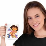 Casa si Gradina - Bucatarie si vesela - Cani si pahare - Cani si cesti - Cana Dora Explorer Broscuta Greier Melc Nisip, CoolTrend, alba, 330ml - Infinity.ro