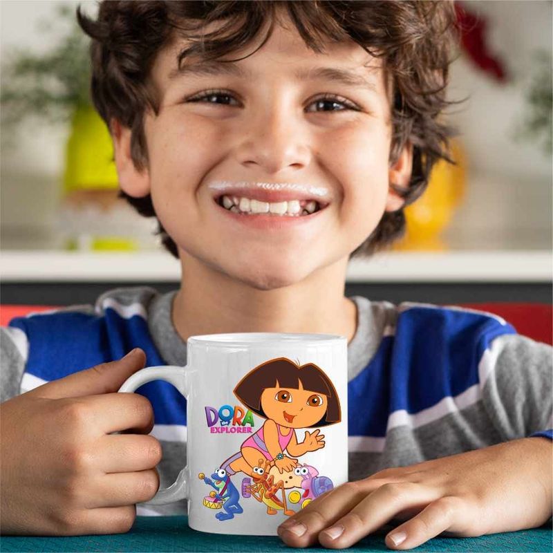 Casa si Gradina - Bucatarie si vesela - Cani si pahare - Cani si cesti - Cana Dora Explorer Broscuta Greier Melc Nisip, CoolTrend, alba, 330ml - Infinity.ro