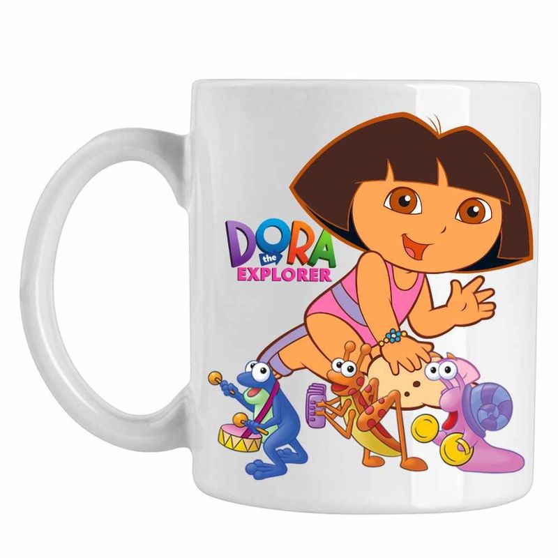 Casa si Gradina - Bucatarie si vesela - Cani si pahare - Cani si cesti - Cana Dora Explorer Broscuta Greier Melc Nisip, CoolTrend, alba, 330ml - Infinity.ro