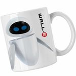 Casa si Gradina - Bucatarie si vesela - Cani si pahare - Cani si cesti - Cana Wall-E Robot Avansat Eve Viitor SF  Desen Animat CoolTrend, alba, 330ml - Infinity.ro