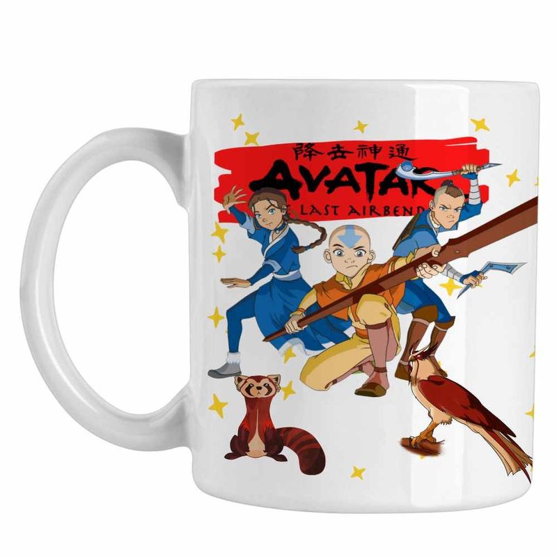 Casa si Gradina - Bucatarie si vesela - Cani si pahare - Cani si cesti - Cana Avatar Last Airbender Katara Sokka, alba, 330ml - Infinity.ro