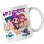 Casa si Gradina - Bucatarie si vesela - Cani si pahare - Cani si cesti - Cana Kendama Huntrix K-Pop Demon Hunters Coreea CoolTrend, alba, 330ml - Infinity.ro