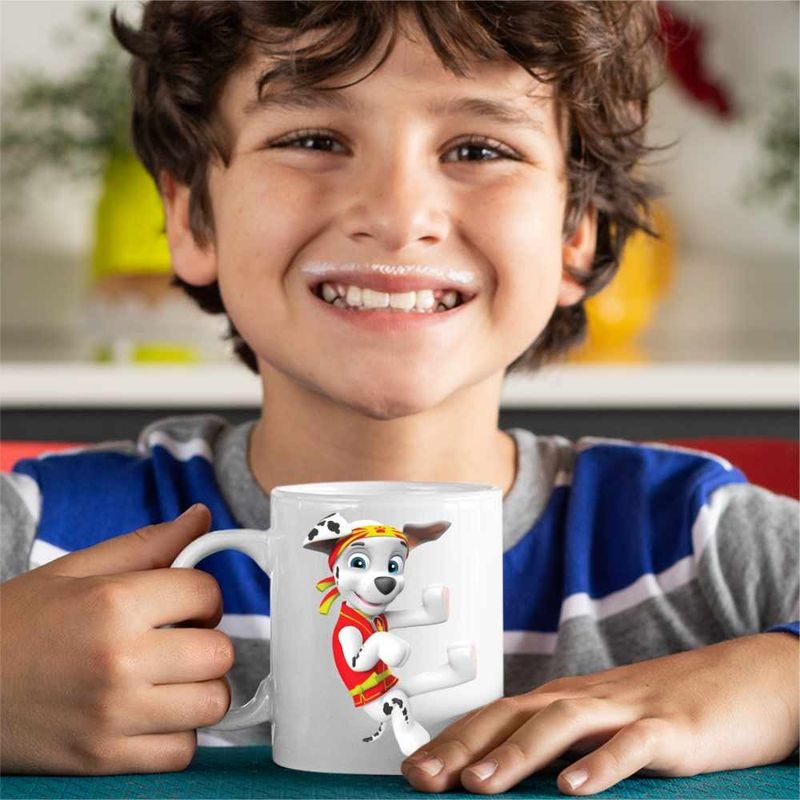 Casa si Gradina - Bucatarie si vesela - Cani si pahare - Cani si cesti - Cana Paw Patrol Marshall Karate Kung Fu Arte Martiale, CoolTrend, alba, 330ml - Infinity.ro