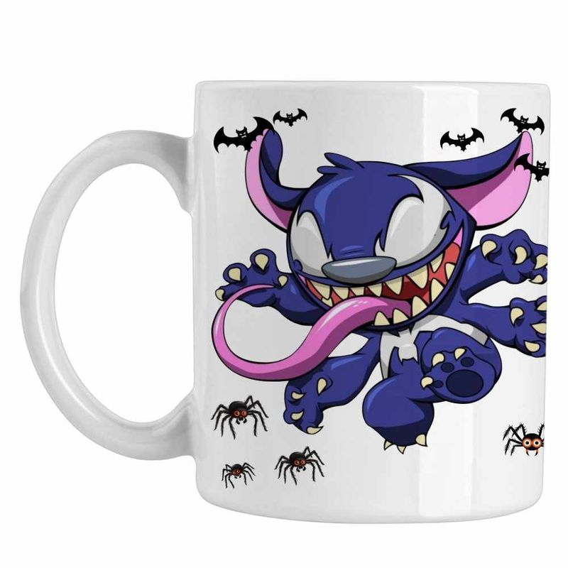 Casa si Gradina - Bucatarie si vesela - Cani si pahare - Cani si cesti - Cana Stitch Venom  CoolTrend, alba, 330ml - Infinity.ro