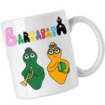 Casa si Gradina - Bucatarie si vesela - Cani si pahare - Cani si cesti - Cana Barbapapa Logo Inspiratie, CoolTrend, alba, 330ml - Infinity.ro