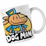 Casa si Gradina - Bucatarie si vesela - Cani si pahare - Cani si cesti - Cana Dog Man Dav Pilkey Aventuri Caine Politist CoolTrend, alba, 330ml - Infinity.ro