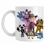Casa si Gradina - Bucatarie si vesela - Cani si pahare - Cani si cesti - Cana Fnaf Freddy Krueger Five Nights at Freddy Horror Halloween CoolTrend, alba, 330ml - Infinity.ro