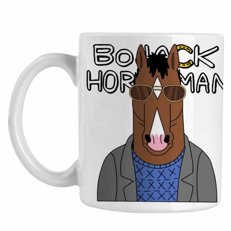 Casa si Gradina - Bucatarie si vesela - Cani si pahare - Cani si cesti - Cana BoJack Horseman Cool CoolTrend, alba, 330ml - Infinity.ro