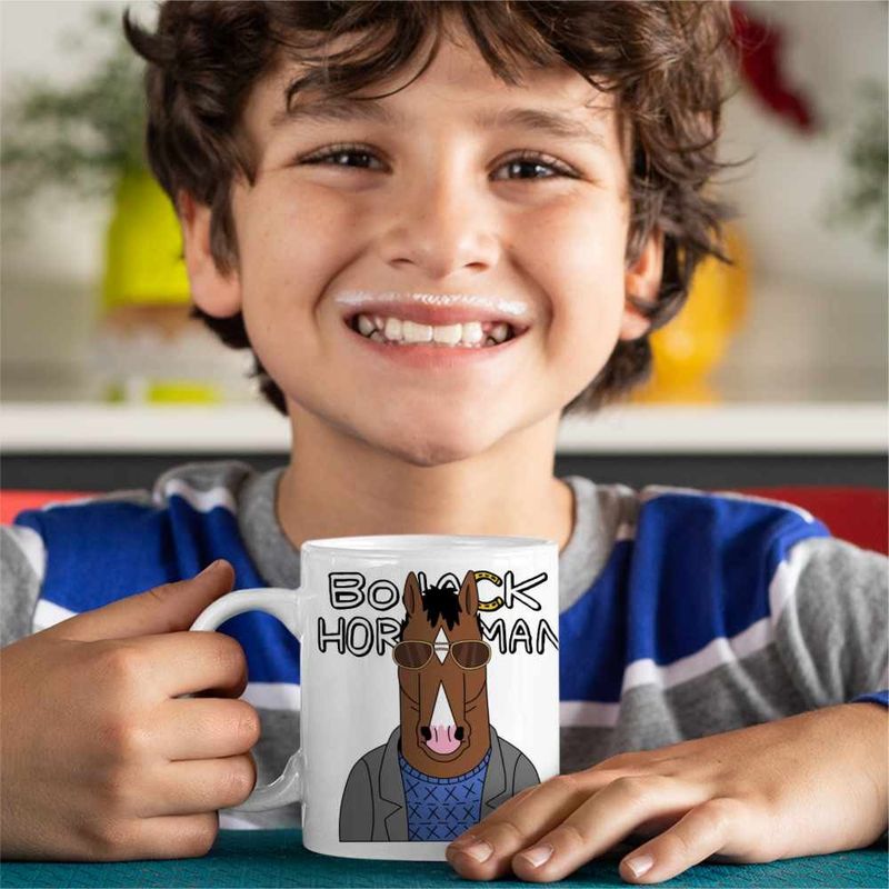 Casa si Gradina - Bucatarie si vesela - Cani si pahare - Cani si cesti - Cana BoJack Horseman Cool CoolTrend, alba, 330ml - Infinity.ro