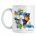 Casa si Gradina - Bucatarie si vesela - Cani si pahare - Cani si cesti - Cana Paw Patrol Strumfii Strumfita Baby Stumf, CoolTrend, alba, 330ml - Infinity.ro