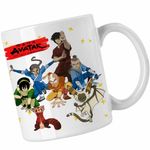 Casa si Gradina - Bucatarie si vesela - Cani si pahare - Cani si cesti - Cana Avatar Last Airbender Dream Team, alba, 330ml - Infinity.ro