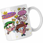 Casa si Gradina - Bucatarie si vesela - Cani si pahare - Cani si cesti - Cana Fairly Odd Parents Team Timmy Wanda Cosmo Nasii mei Vrajitori CoolTrend, alba, 330ml - Infinity.ro